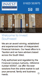 Mobile Screenshot of investsouthwest.co.uk